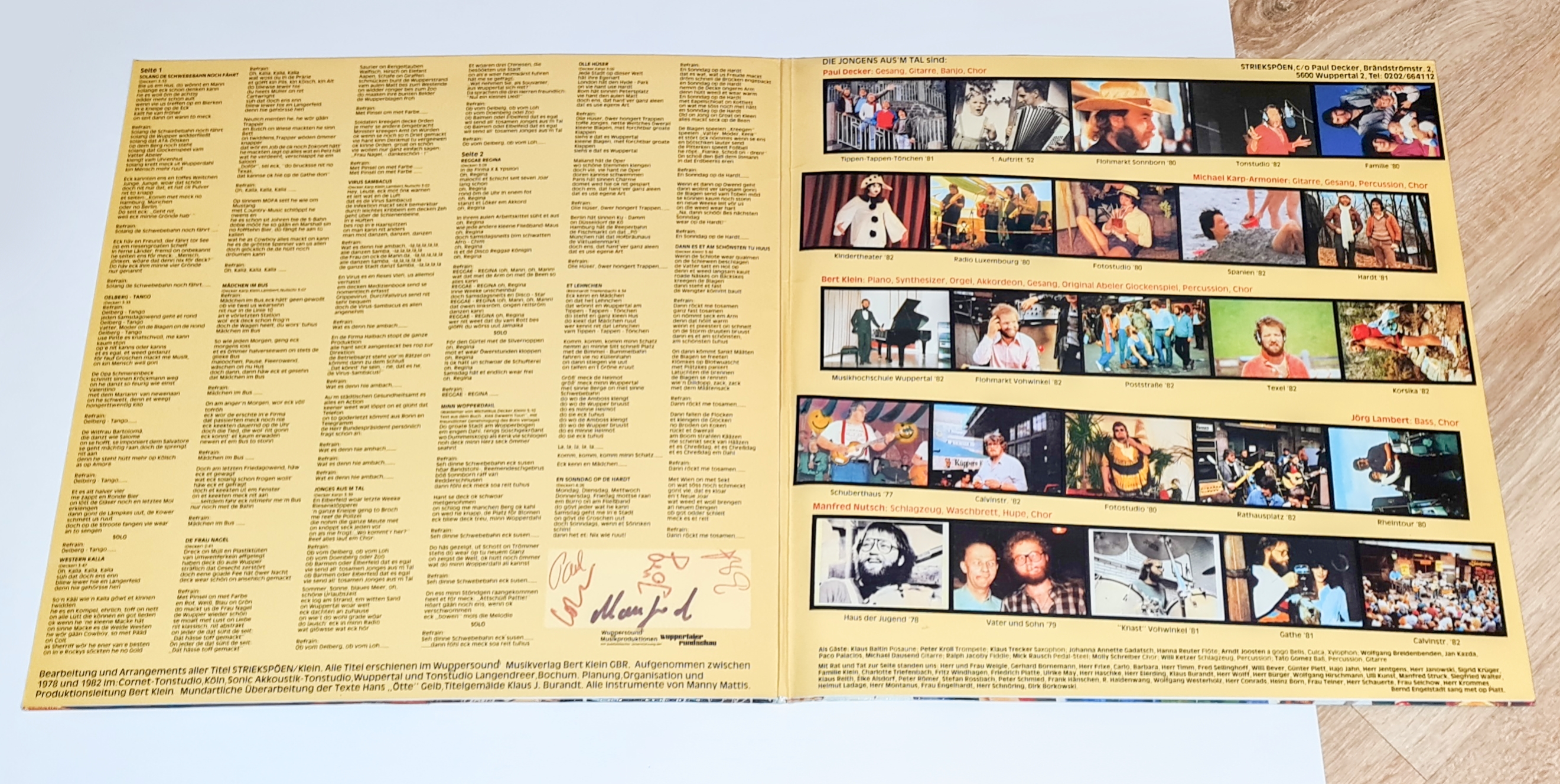 Striekspöen – Siehste - Dat Is Wuppertal 1982 VG, VYPRANÁ Vinyl (LP)