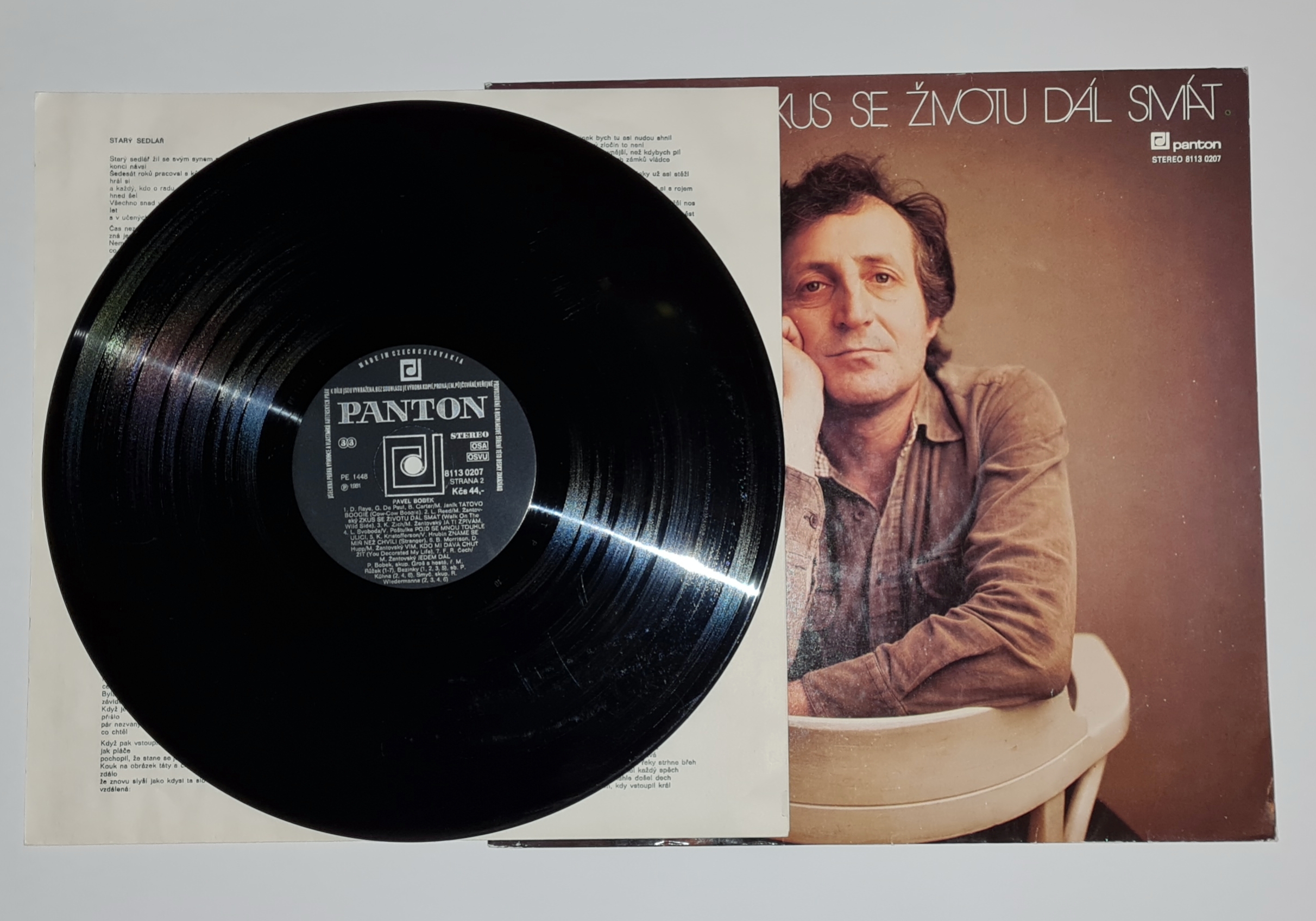 Pavel Bobek – Zkus Se Životu Dál Smát 1981 VG+, VYPRANÁ Vinyl (LP)