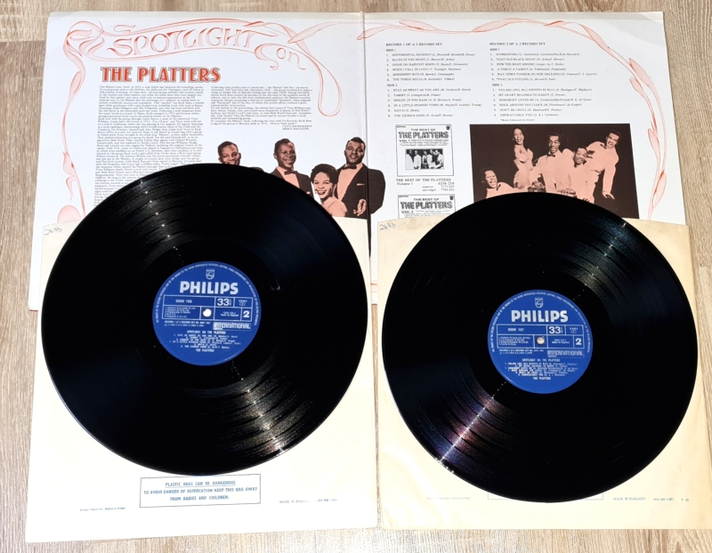 Platters – Spotlight On The Platters 1975 EX, VYPRANÉ Vinyl (2LP)