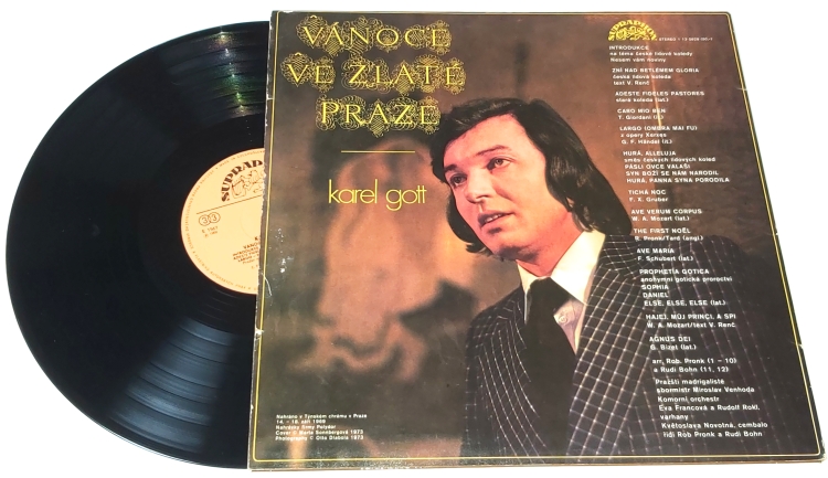 Karel Gott – Vánoce Ve Zlaté Praze 1973 EX, VYPRANÁ Vinyl (LP)