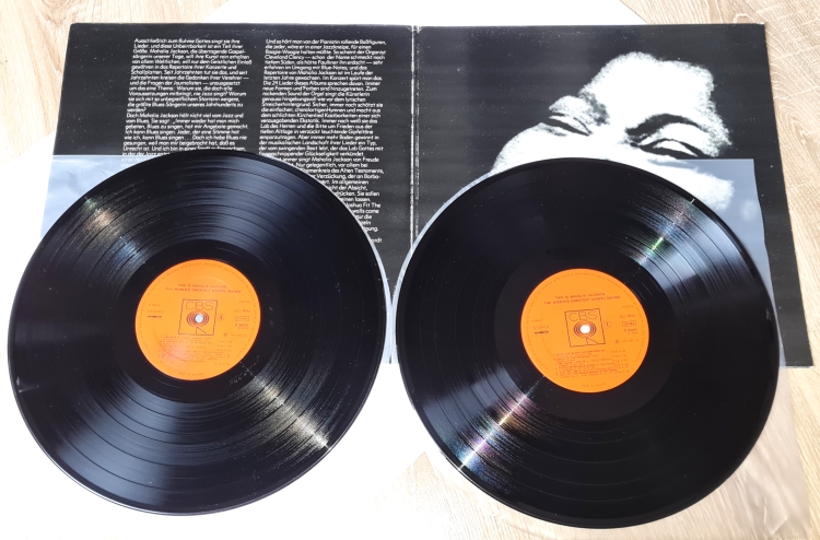 Mahalia Jackson – This Is The Worlds Greatest Gospel Singer 1972 VG+ / G+, VYPRANÉ Vinyl (2LP)