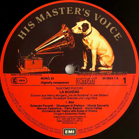Puccini - Callas, Di Stefano, Panerai, Moffo, Orchestra E Coro Del Teatro Alla Scala di Milano, Votto – La Bohème 1993 NOVÉ, NEHRANÉ Vinyl (Box Set 2LP)
