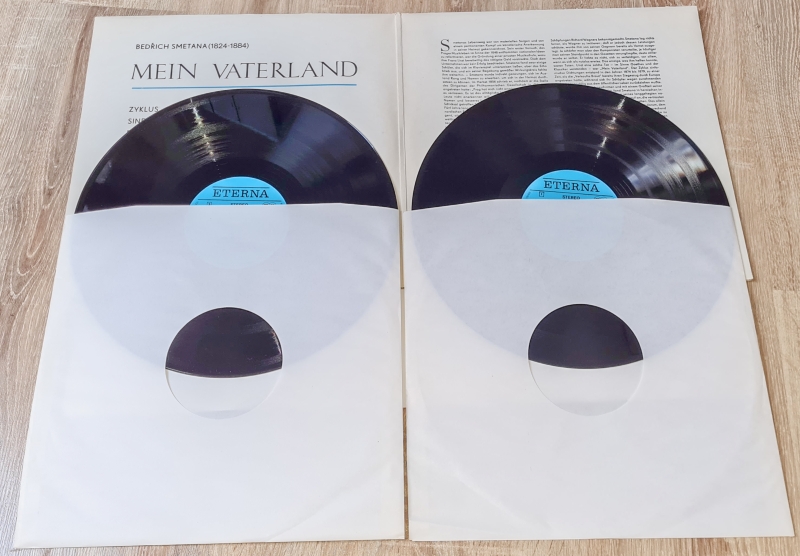 Smetana, Gewandhausorchester Leipzig, Václav Neumann – Mein Vaterland 1969 NM, VYPRANÉ Vinyl (2LP)