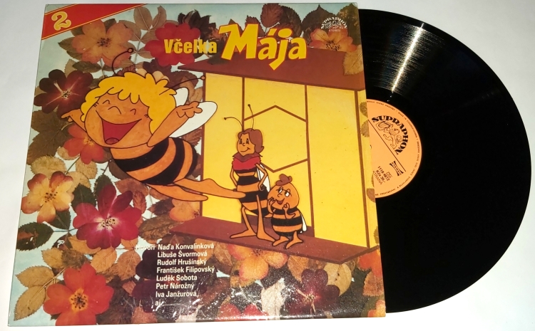Jiří Šrámek, Tomáš Vondrovic – Včelka Mája (1, 2, 3) 1986 EX, VYPRANÉ Vinyl (3 X LP) Kompletní sada