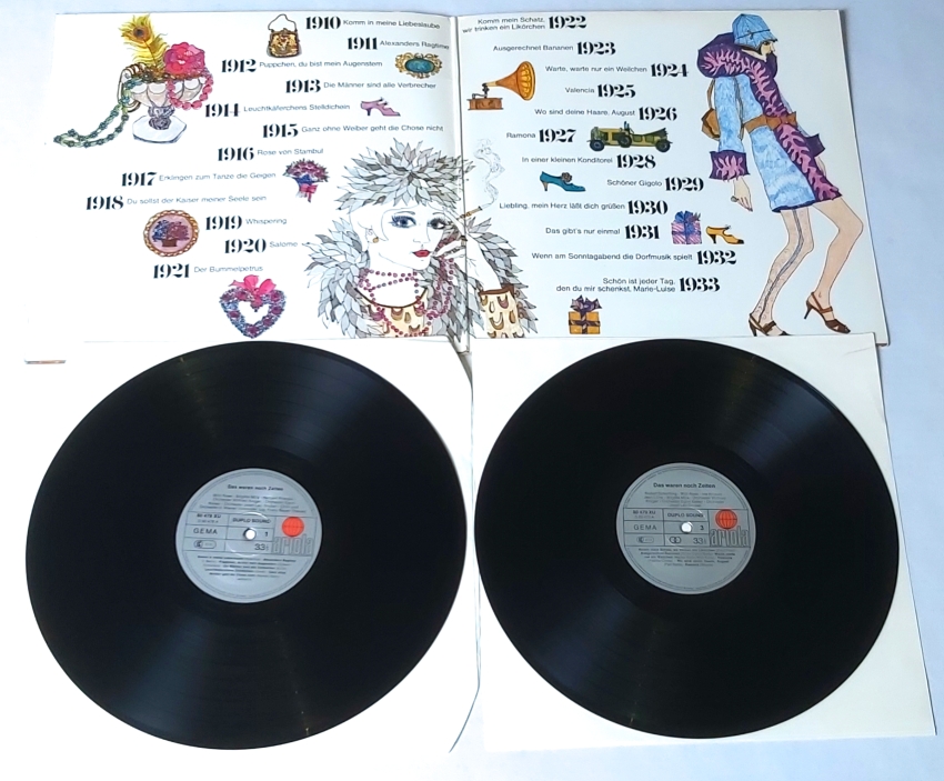 Das Waren Noch Zeiten (Schlagerrückblende Von 1910 Bis 1933) EX, VYPRANÉ Vinyl (2LP)