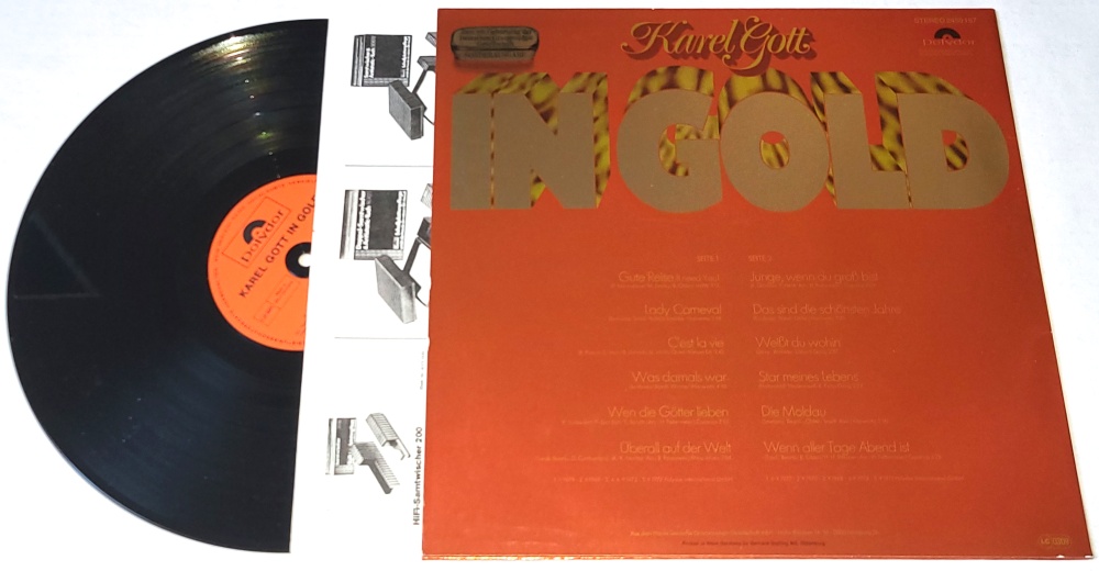 Karel Gott – In Gold 1978 EX, VYPRANÁ Vinyl (LP)