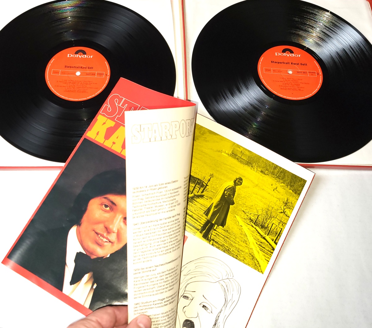 Karel Gott – Starportrait Karel Gott 1971 EX+, VYPRANÉ Vinyl (Box Set 2LP + příloha)