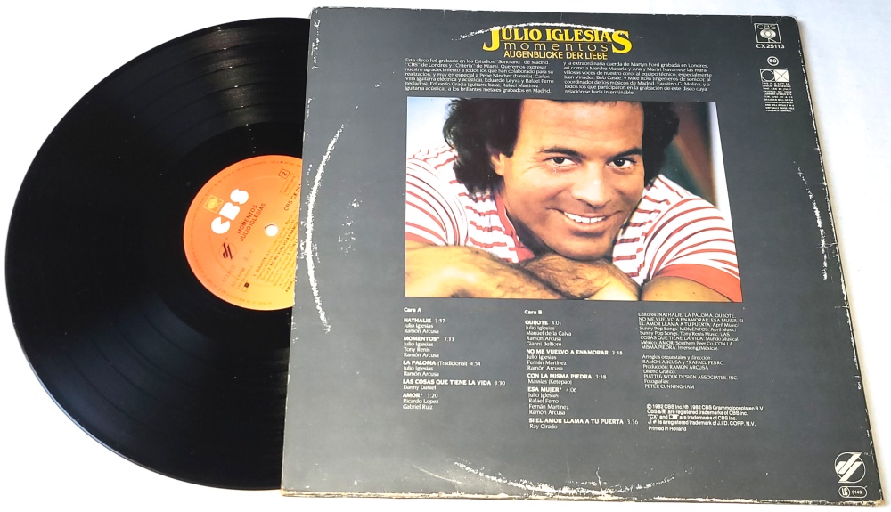 Julio Iglesias – Momentos 1982 EX, VYPRANÁ Vinyl (LP)