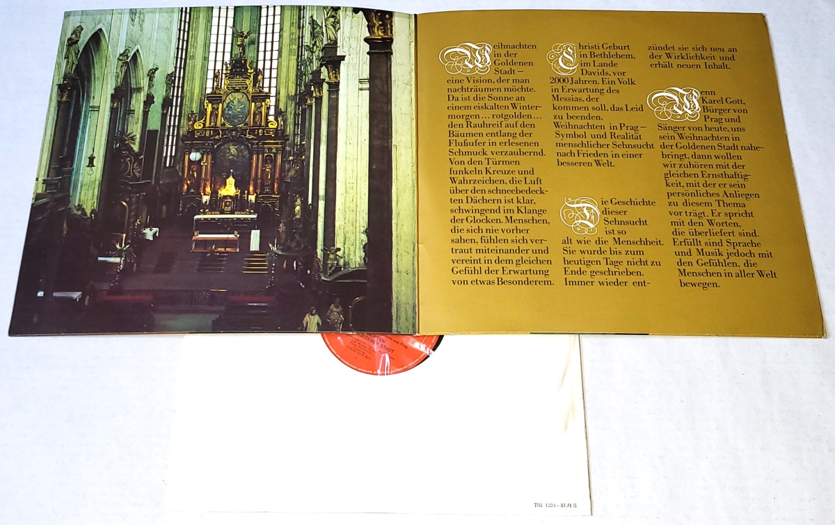 Karel Gott – Weihnachten In Der Goldenen Stadt 1969 VG+, VYPRANÁ Vinyl (LP)