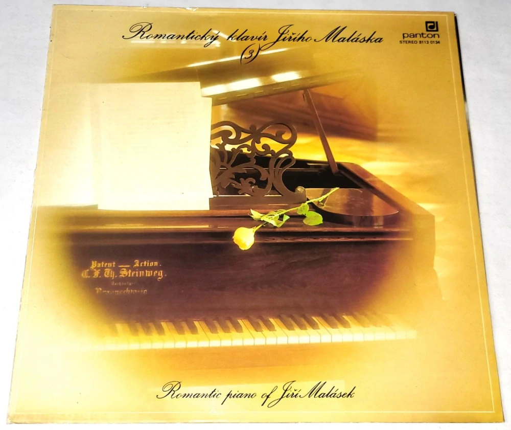 Jiří Malásek – Romantický Klavír Jiřího Maláska (3) 1980 VG+, VYPRANÁ Vinyl (LP / autogram / podpis)
