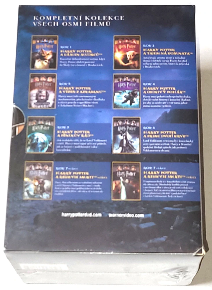 Harry Potter: Kompletní Kolekce Box Set 8DVD (nové, zatavené)
