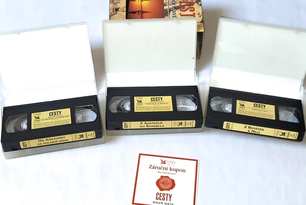 Cesty Kolem Světa / 3 BOX set / VHS kazety