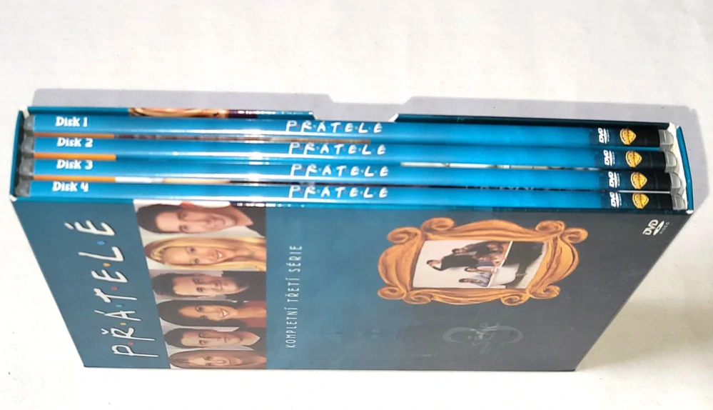 Přatele - Kompletní 3. série 4DVD BOX Set