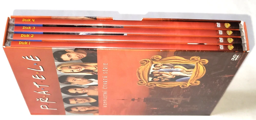 Přatele - Kompletní 4. série 4DVD BOX Set