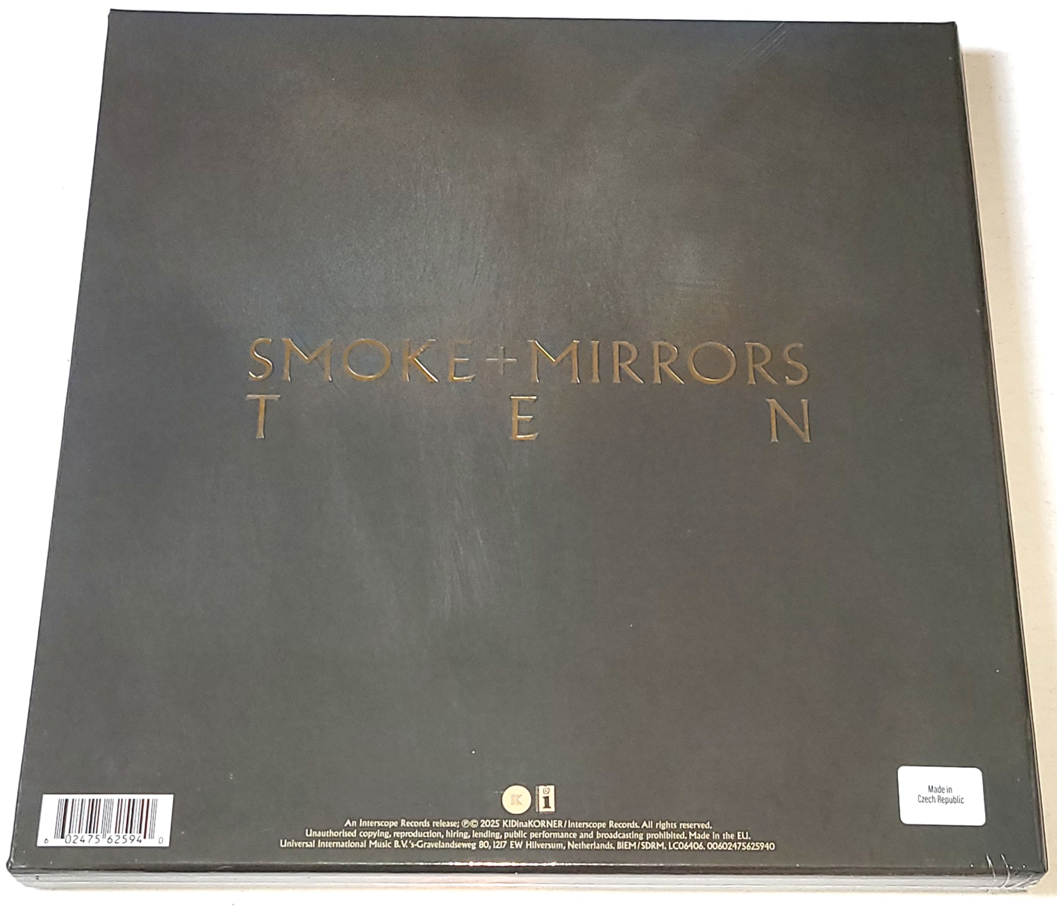 Imagine Dragons: Smoke + Mirrors (TEN) 2025 Box Set 3LP Gold & Amber-Red/Green Swirl Vinyl NOVÉ