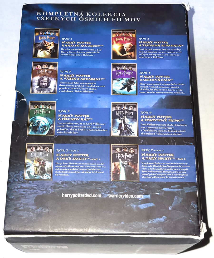 Harry Potter: Kompletní Kolekce Box Set 16DVD