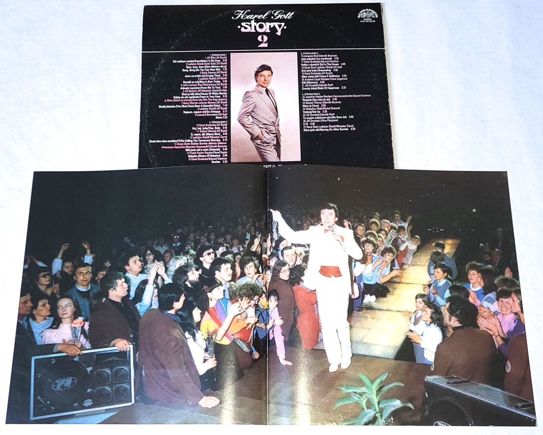 Karel Gott – Story 2, 1987 VG+, VYPRANÉ Vinyl (2LP + příloha a plakát)