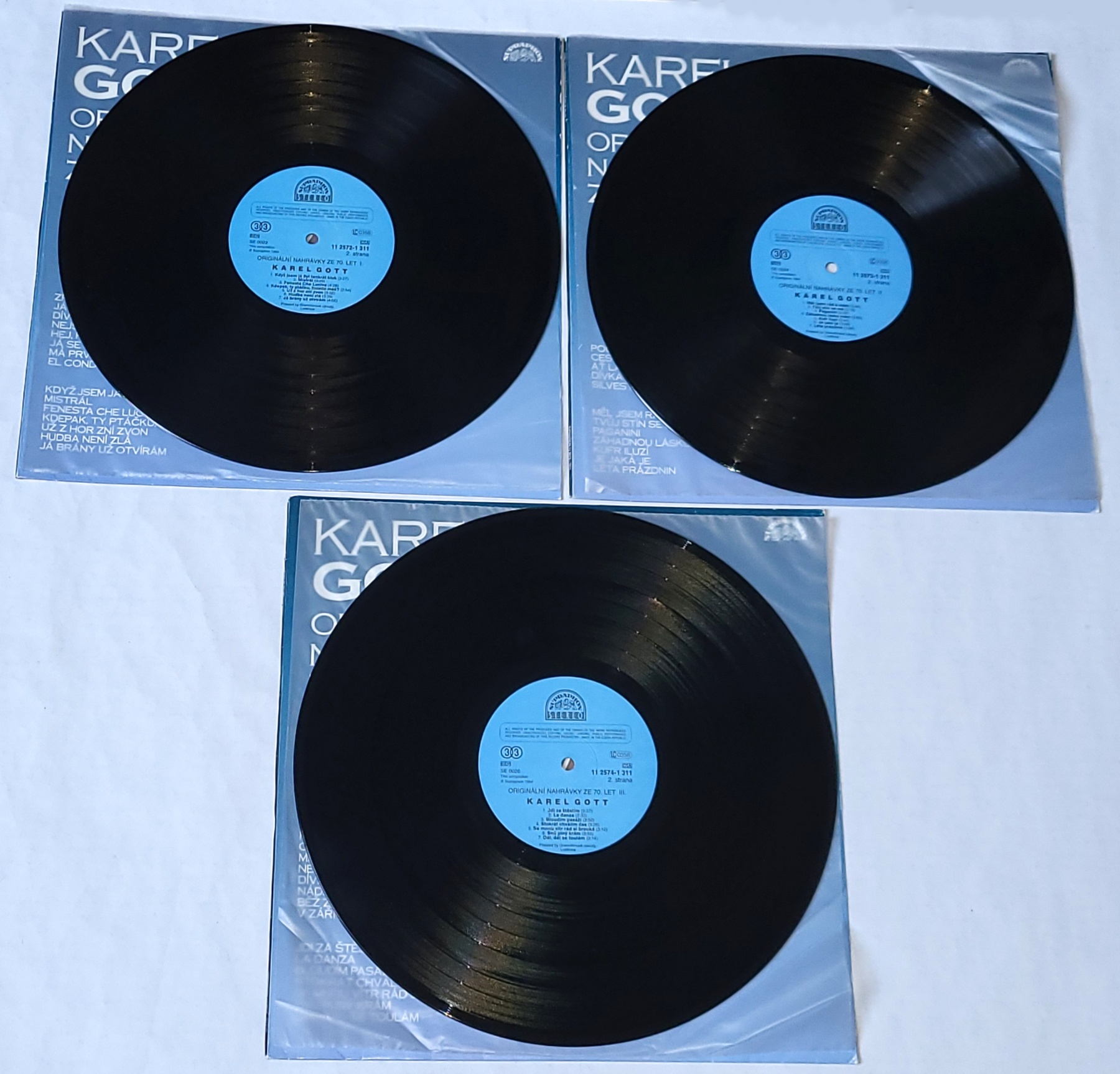 Karel Gott – Originální nahrávky ze 70. let 1994 NM, VYPRANÉ Vinyl (3LP)