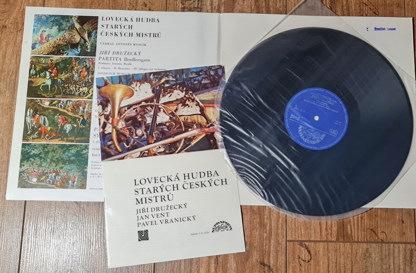 Lovecká hudba starých českých mistrů 1972 VG+, VYPRANÁ Vinyl (LP)