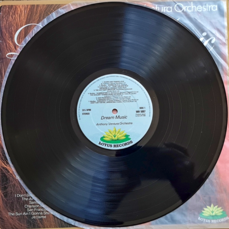 Anthony Ventura Orchestra – Dream Music 1978 VG+, VYPRANÁ Vinyl (LP)
