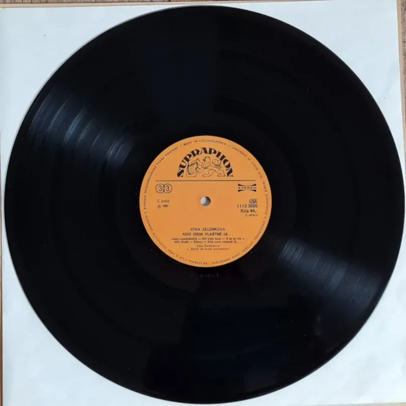 Jitka Zelenková – Kdo Jsem Vlastně Já 1982 VG+, VYPRANÁ Vinyl (LP)