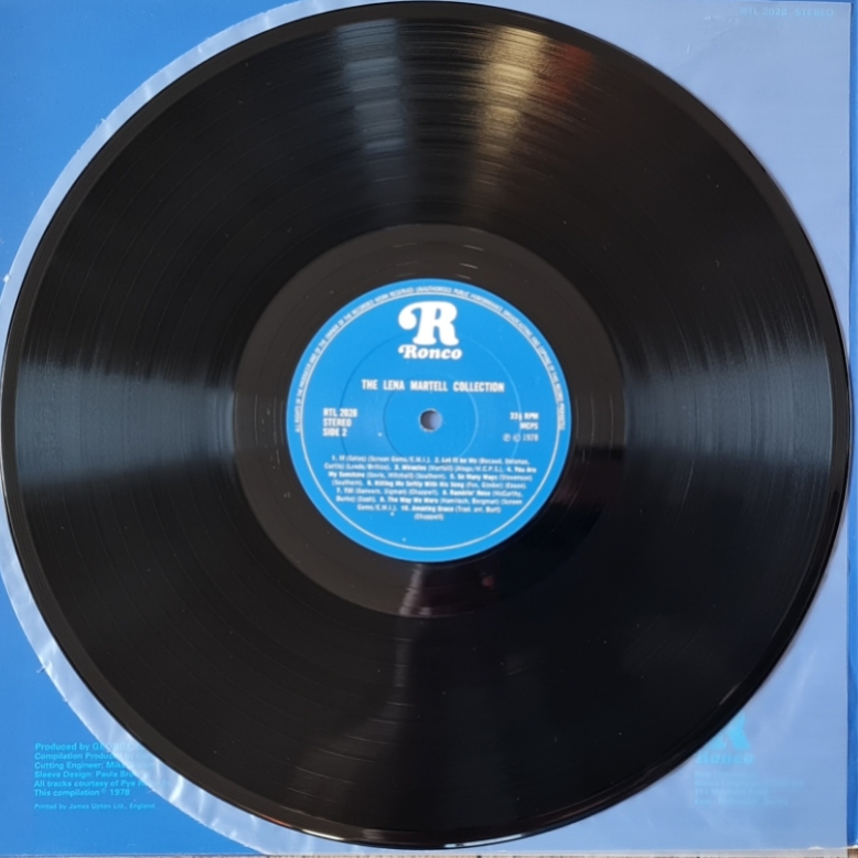 Lena Martell – The Lena Martell Collection 1978 VG+, VYPRANÁ Vinyl (LP)