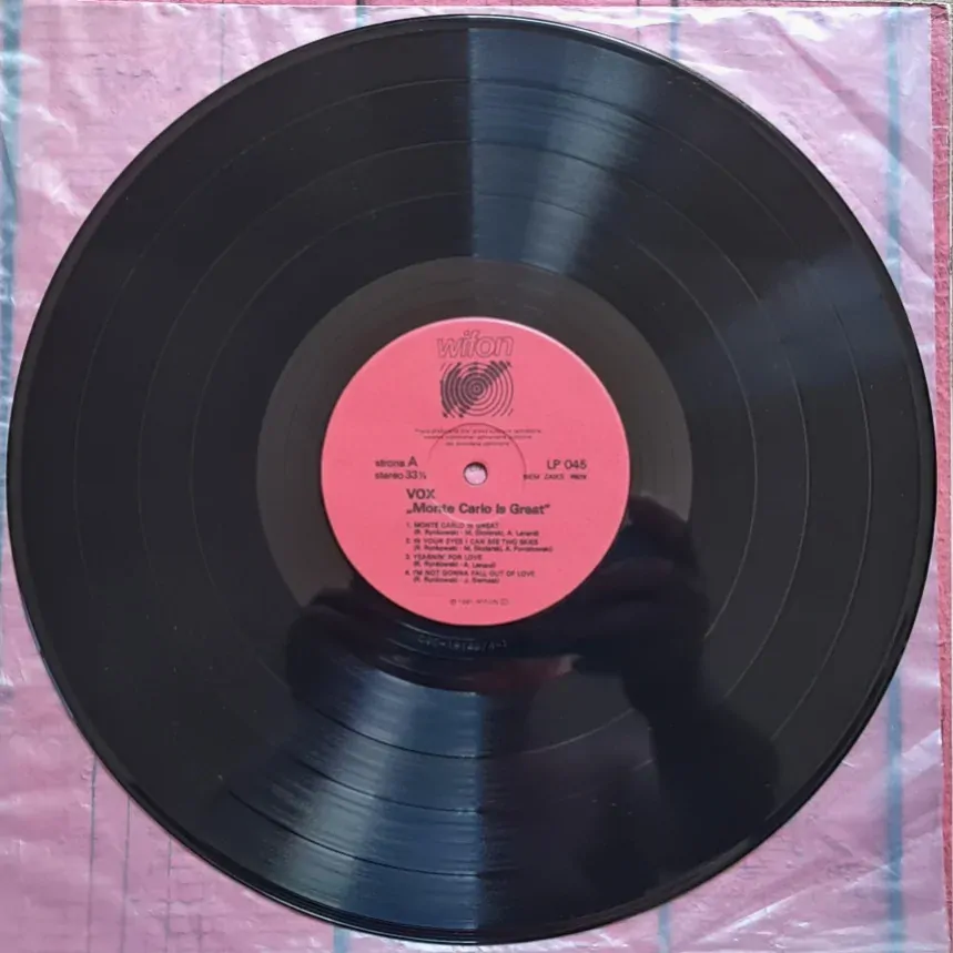 VOX – Monte Carlo Is Great 1981 VG, VYPRANÁ Vinyl (LP)