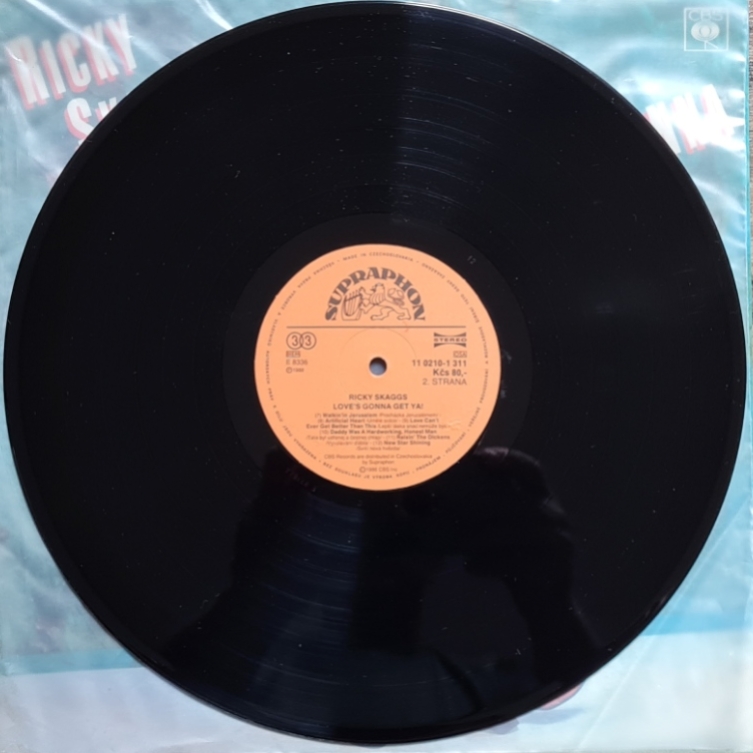 Ricky Skaggs – Love's Gonna Get Ya 1988 VG+, VYPRANÁ Vinyl (LP)
