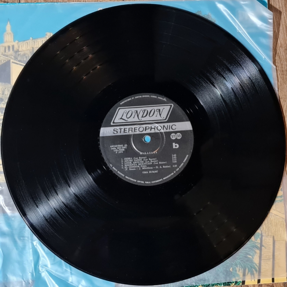 Yma Sumac – Miracles 1973 VG, VYPRANÁ Vinyl (LP)