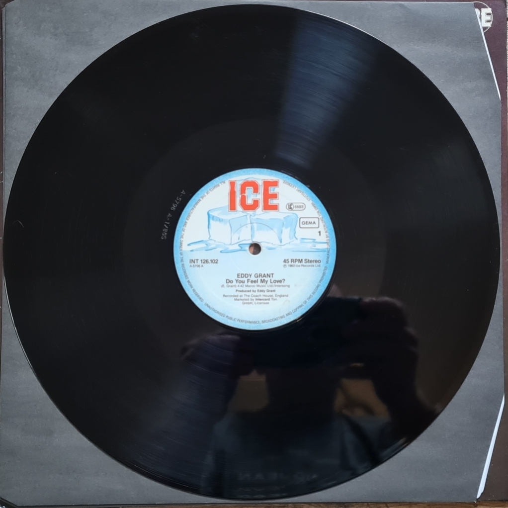 Eddy Grant – Do You Feel My Love? 1980 Maxi-Single VG, VYPRANÁ Vinyl
