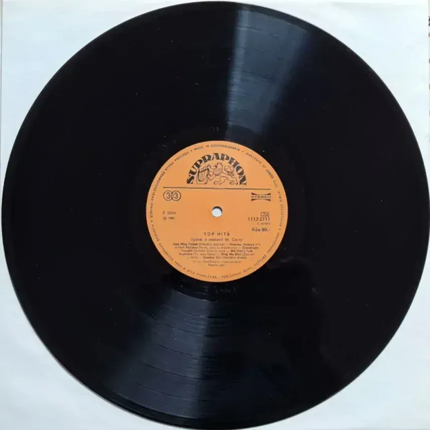 Various – Top Hits 1980 EX, VYPRANÁ Vinyl (LP)