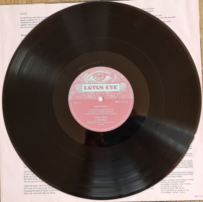 Rasa – Swinging 1982 VG, VYPRANÁ Vinyl (LP)