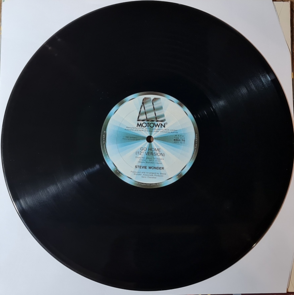 Stevie Wonder – Go Home 1985 Single VG+, VYPRANÁ Vinyl