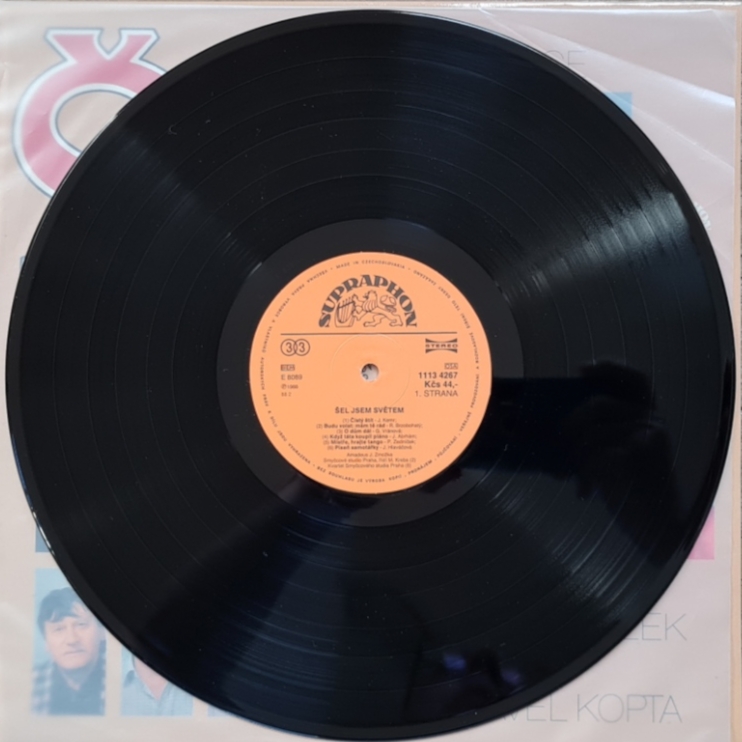 Šel Jsem Světem (Písničky Pro Herce) 1988 EX, VYPRANÁ Vinyl (LP)