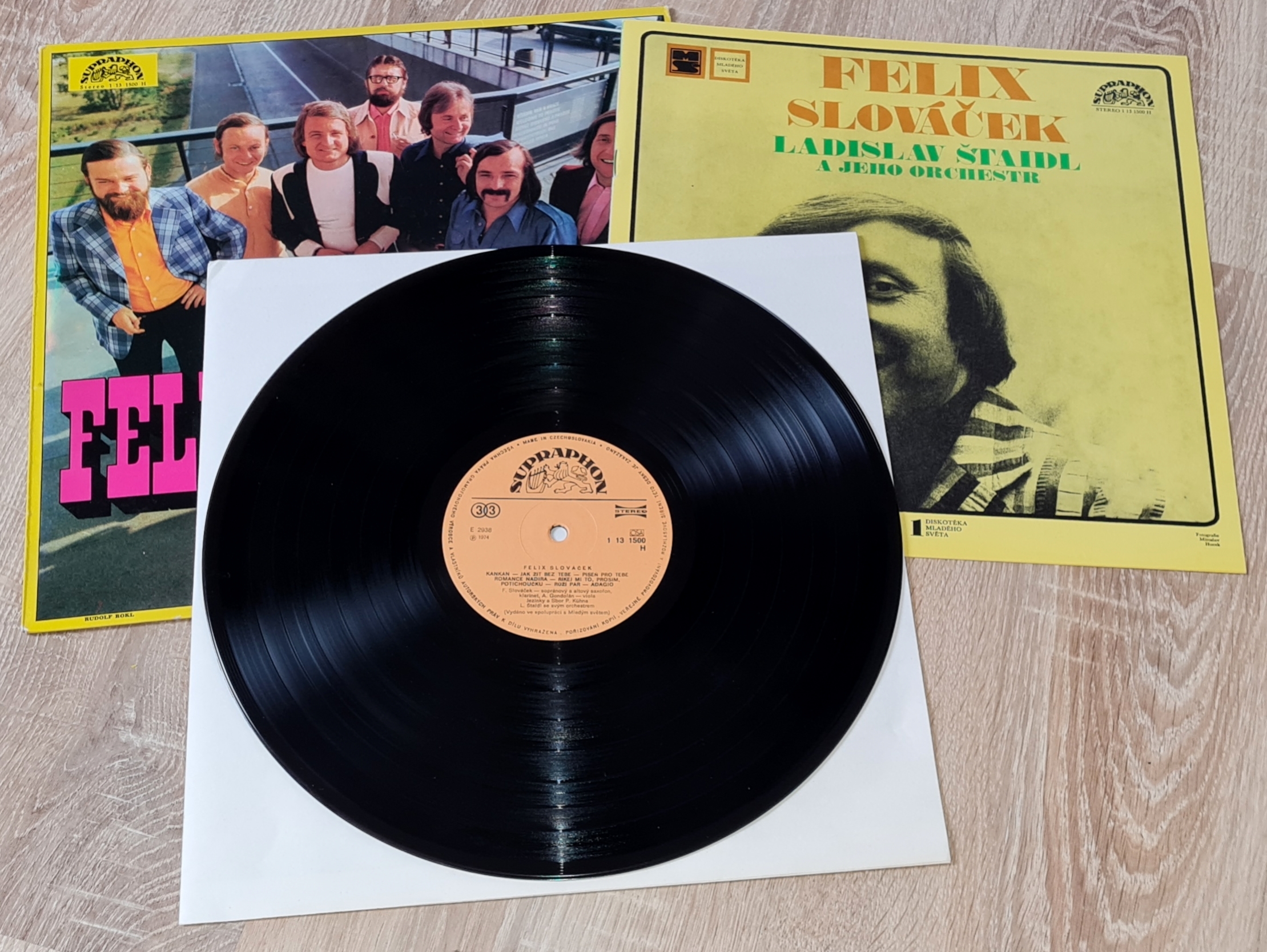 Felix Slováček, Ladislav Štaidl A Jeho Orchestr – Felix Slováček 1974 VG, VYPRANÁ Vinyl (LP + příloha)