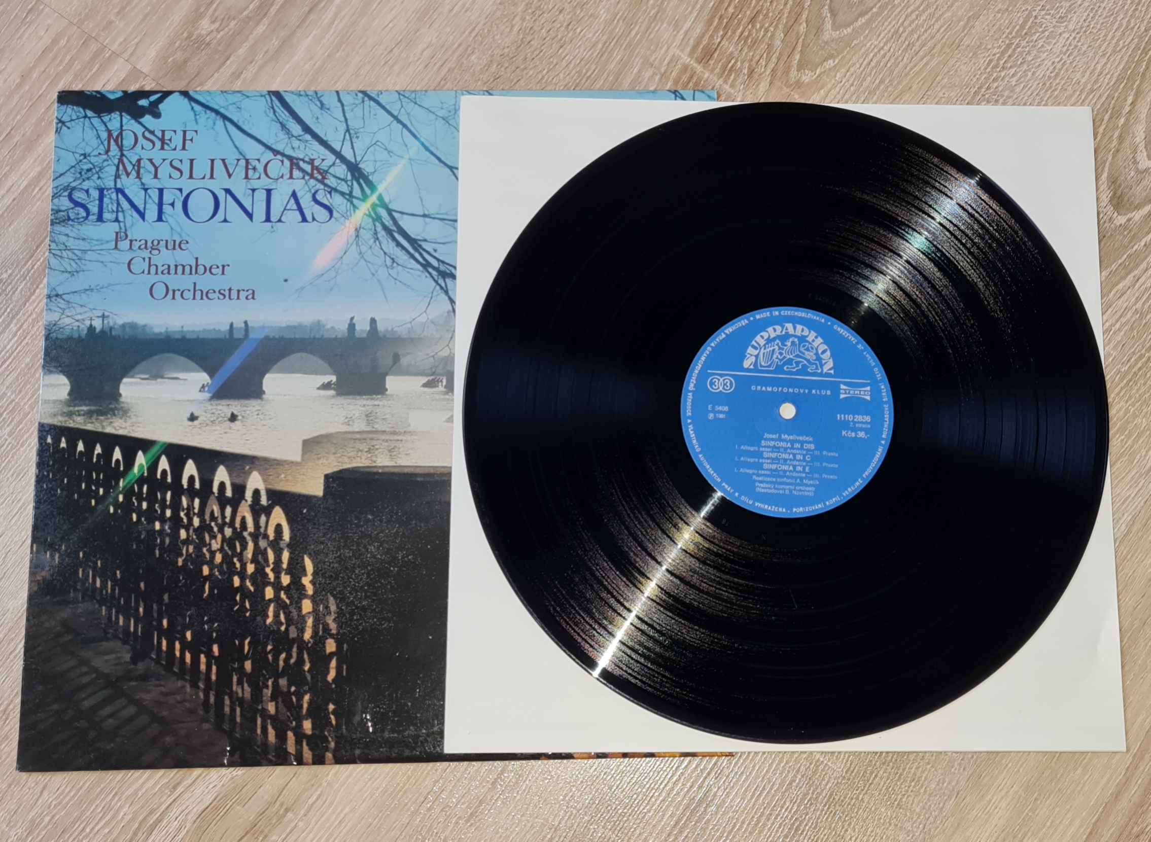 Josef Mysliveček, Prague Chamber Orchestra – Sinfonias 1981 VG+, VYPRANÁ Vinyl (LP)