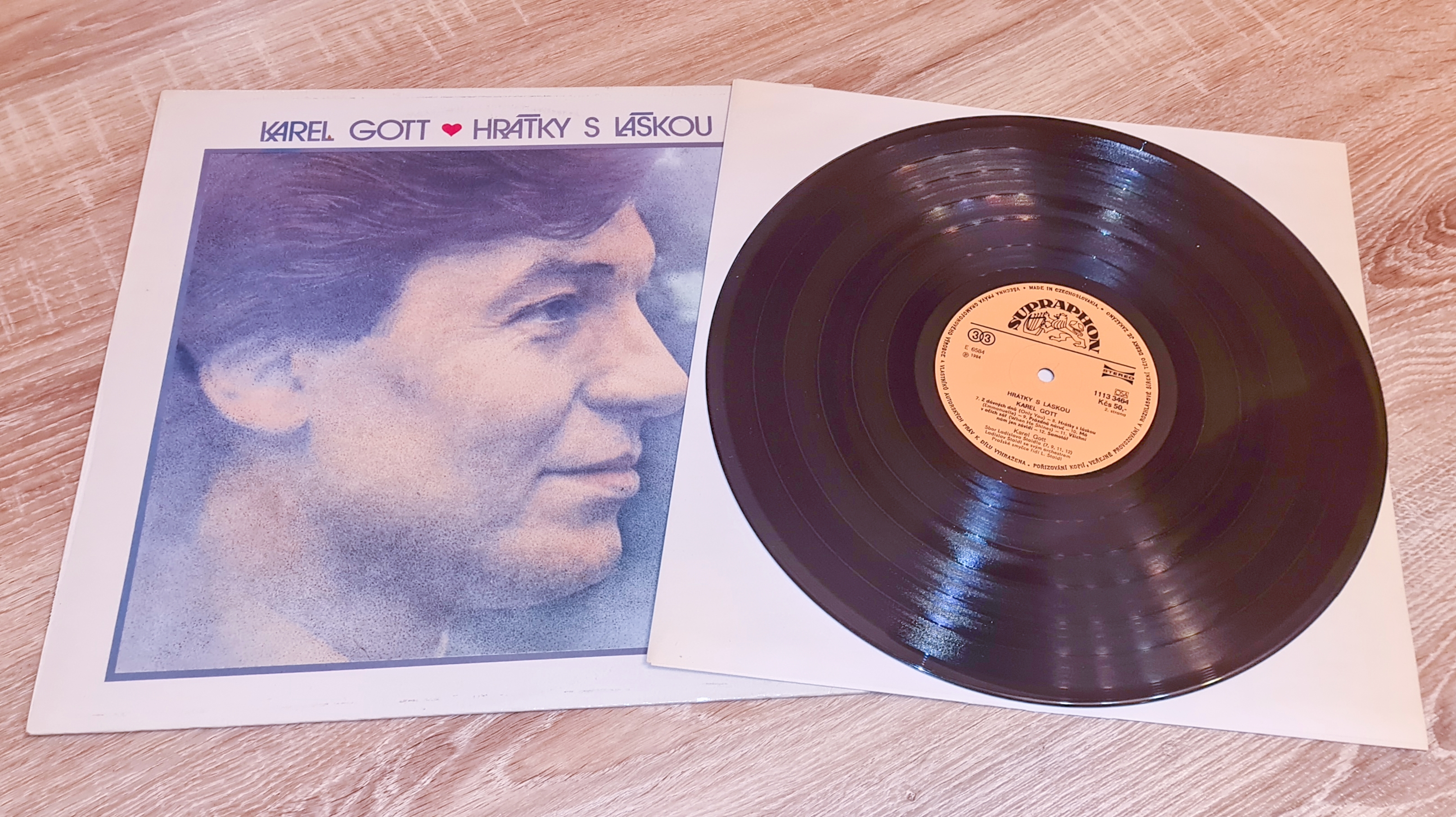 Karel Gott – Hrátky S Láskou 1984 VG, VYPRANÁ Vinyl (LP)