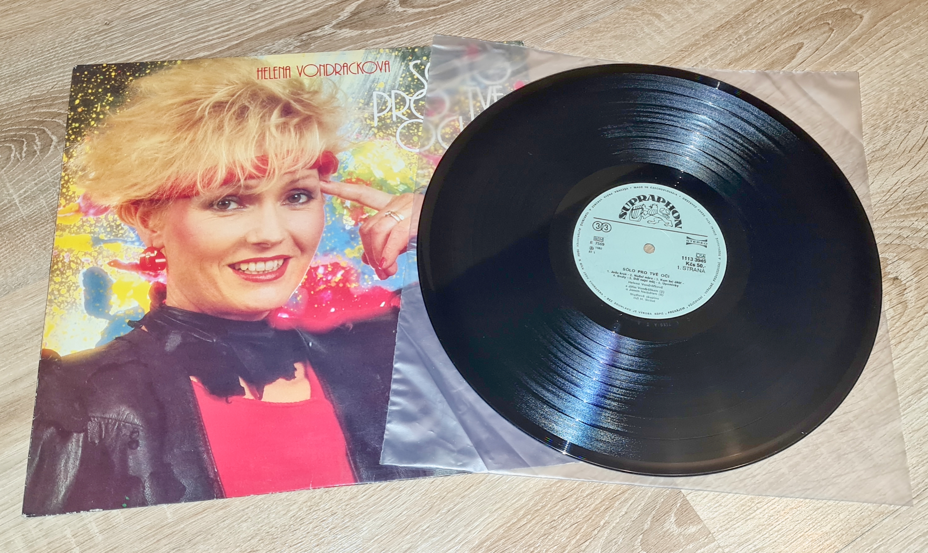 Helena Vondráčková – Sólo Pro Tvé Oči 1986 VG+, VYPRANÁ Vinyl (LP)