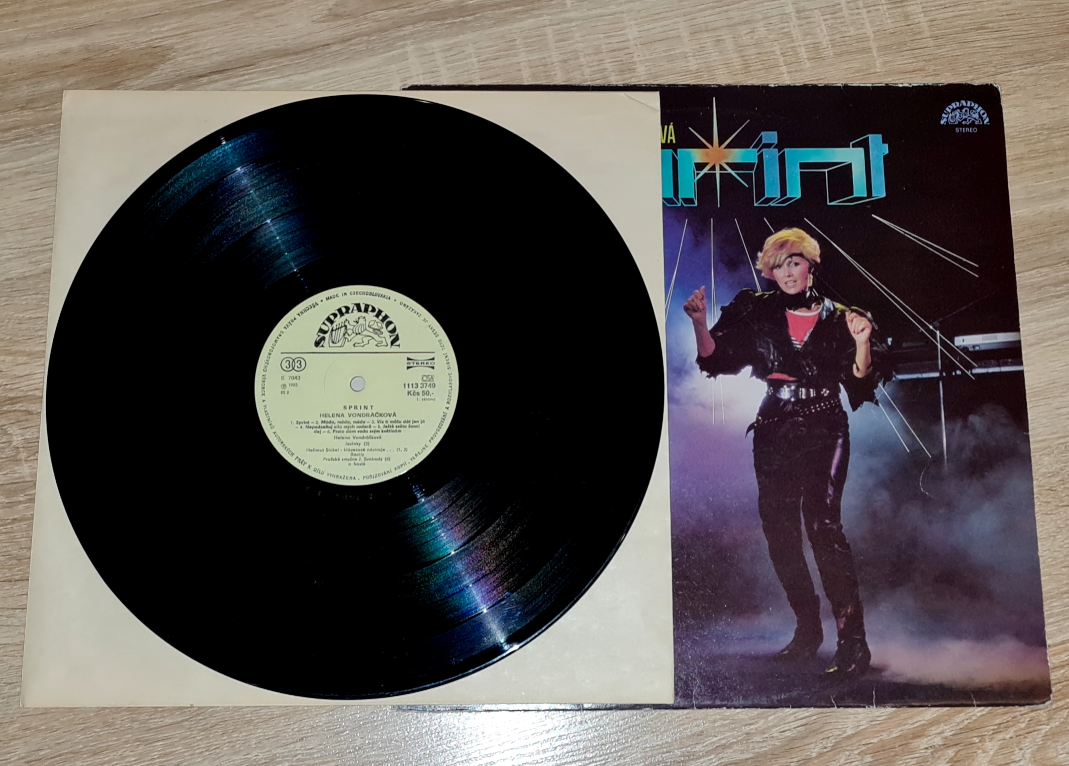 Helena Vondráčková – Sprint 1985 VG+, VYPRANÁ Vinyl (LP)