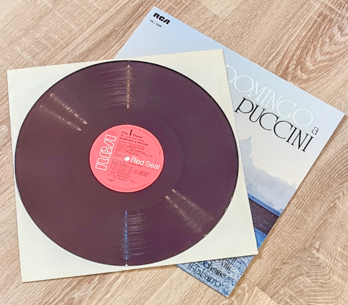 Placido Domingo – Domingo A Puccini 1974 EX-, VYPRANÁ Vinyl (LP)