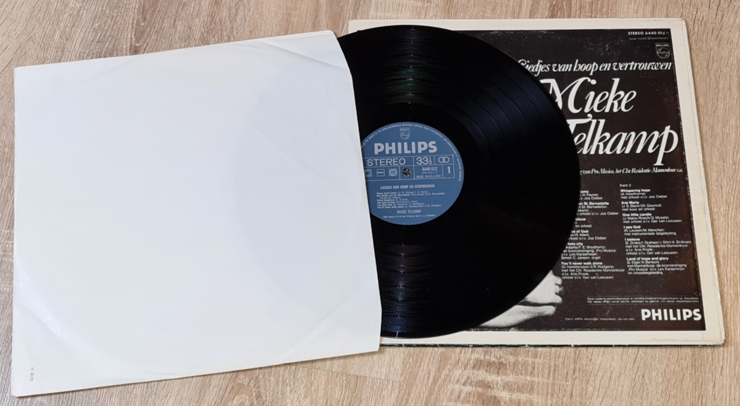 Mieke Telkamp – Liedjes Van Hoop En Vertrouwen 1971 VG-, VYPRANÁ Vinyl (LP)