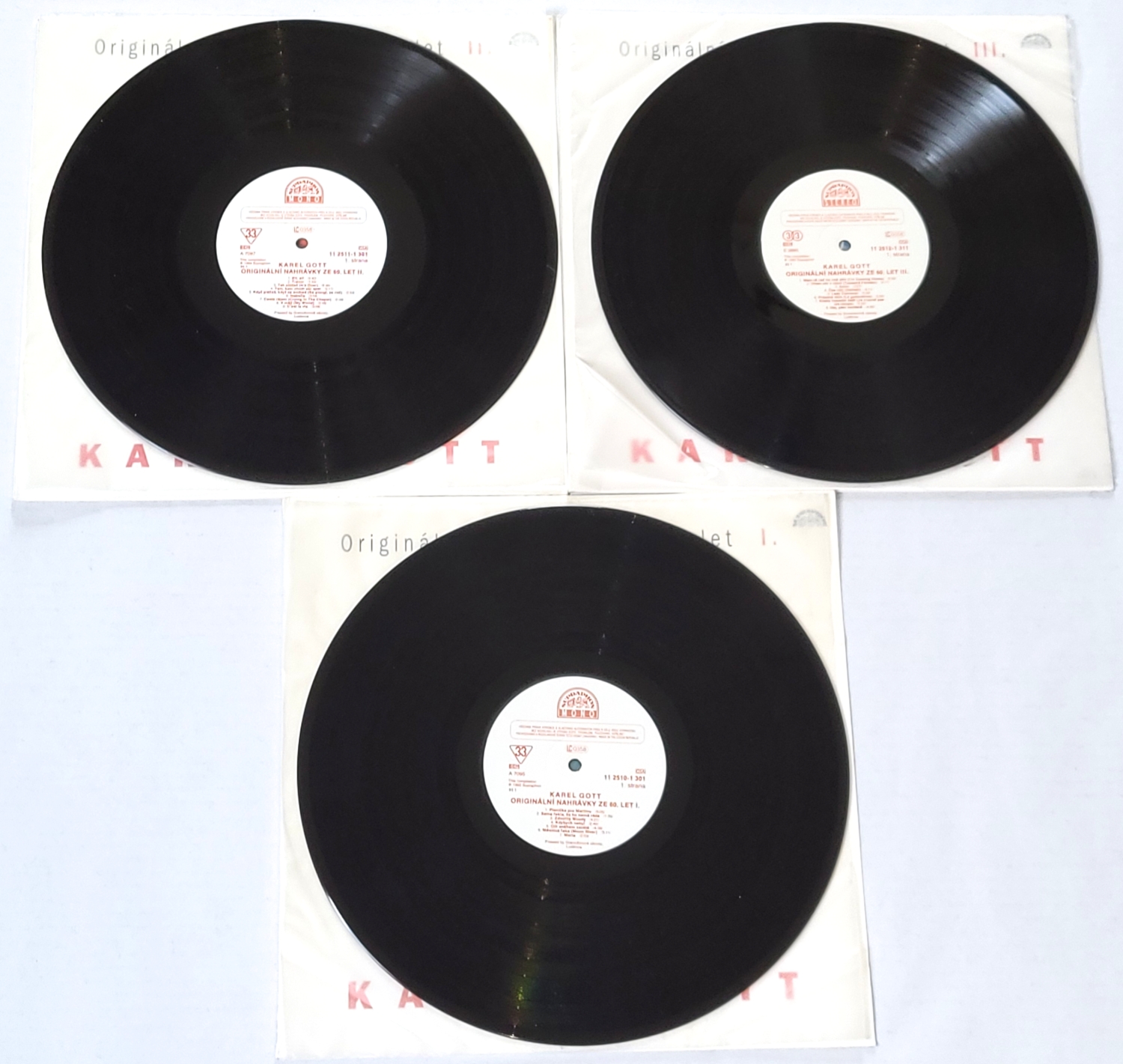 Karel Gott – Originální nahrávky ze 60. let 1993 NM, VYPRANÉ Vinyl (3LP)