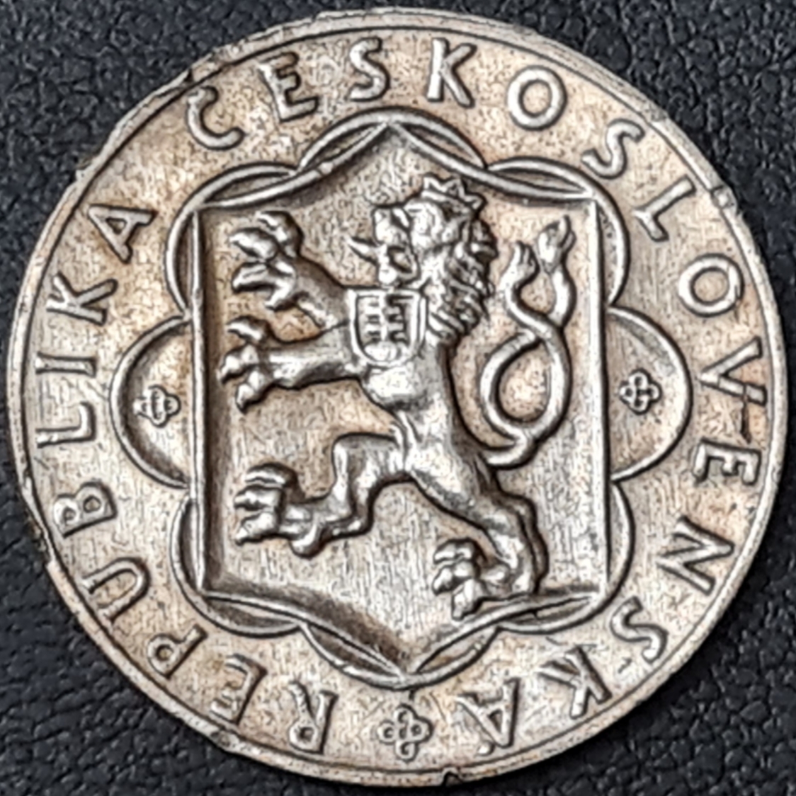 Ag 10 Koruna 1954 - 10. výročí SNP, mince