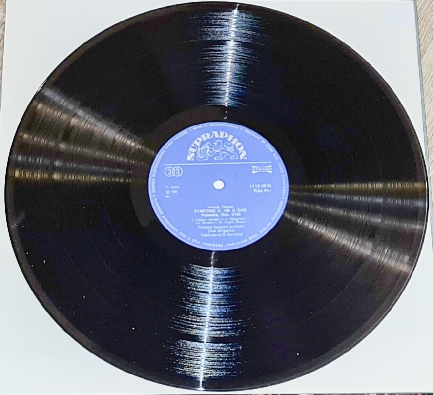 Joseph Haydn, Pražský Komorní Orchestr – Londýnské Symfonie (Č.100 Vojenská / Č.97 Cdur) 1980 EX Vinyl (LP)