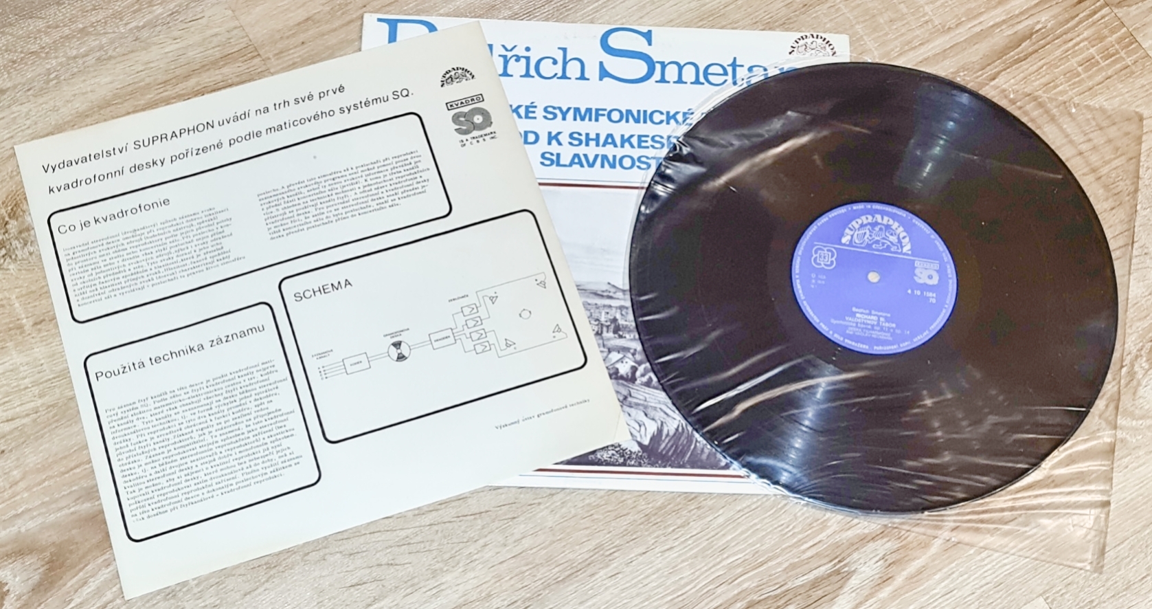 Bedřich Smetana – Švédské Symfonické Básně / Pochod K Shakespearově Slavnosti  1975 EX, VYPRANÁ Vinyl (LP + příloha)