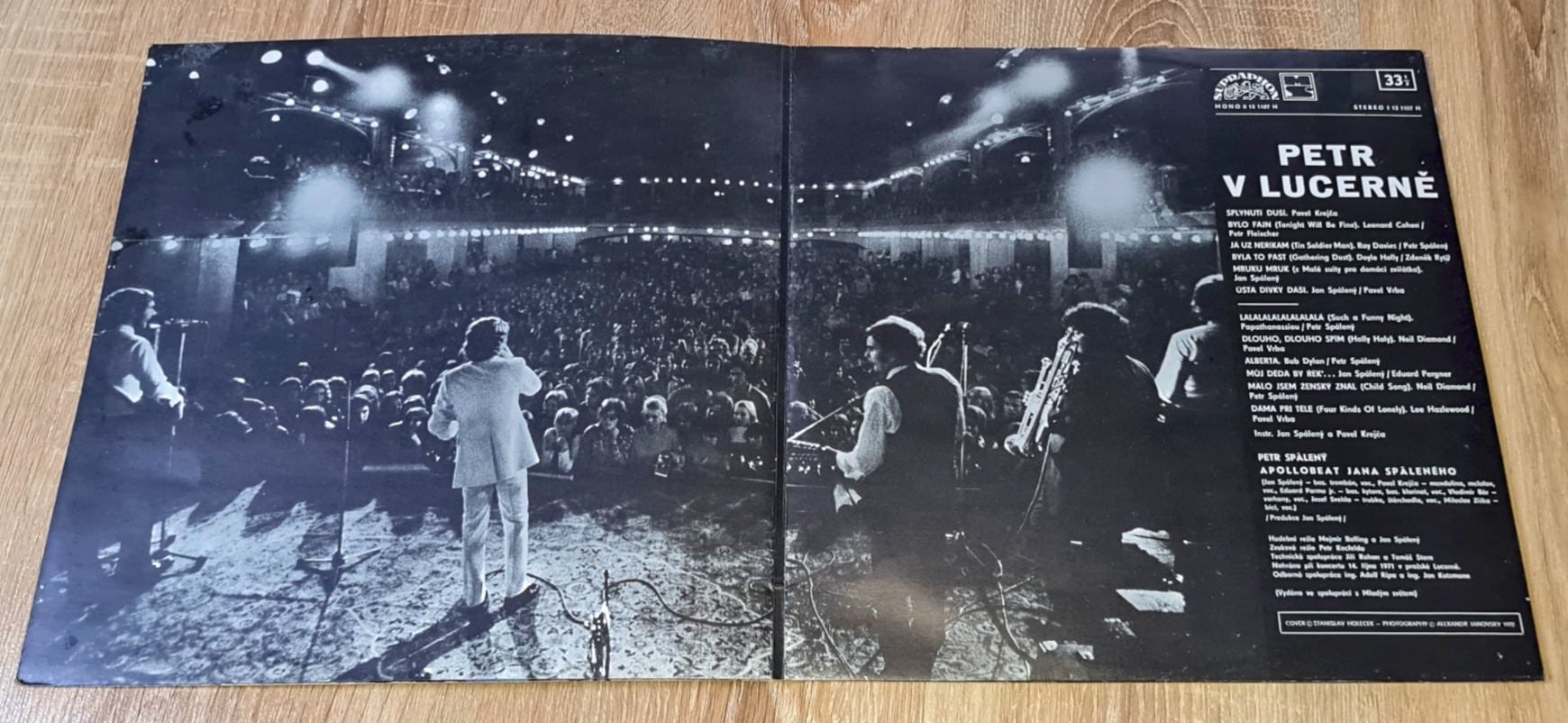 Petr Spálený, Apollobeat Jana Spáleného – Petr V Lucerně 1972 VG, VYPRANÁ Vinyl (LP)