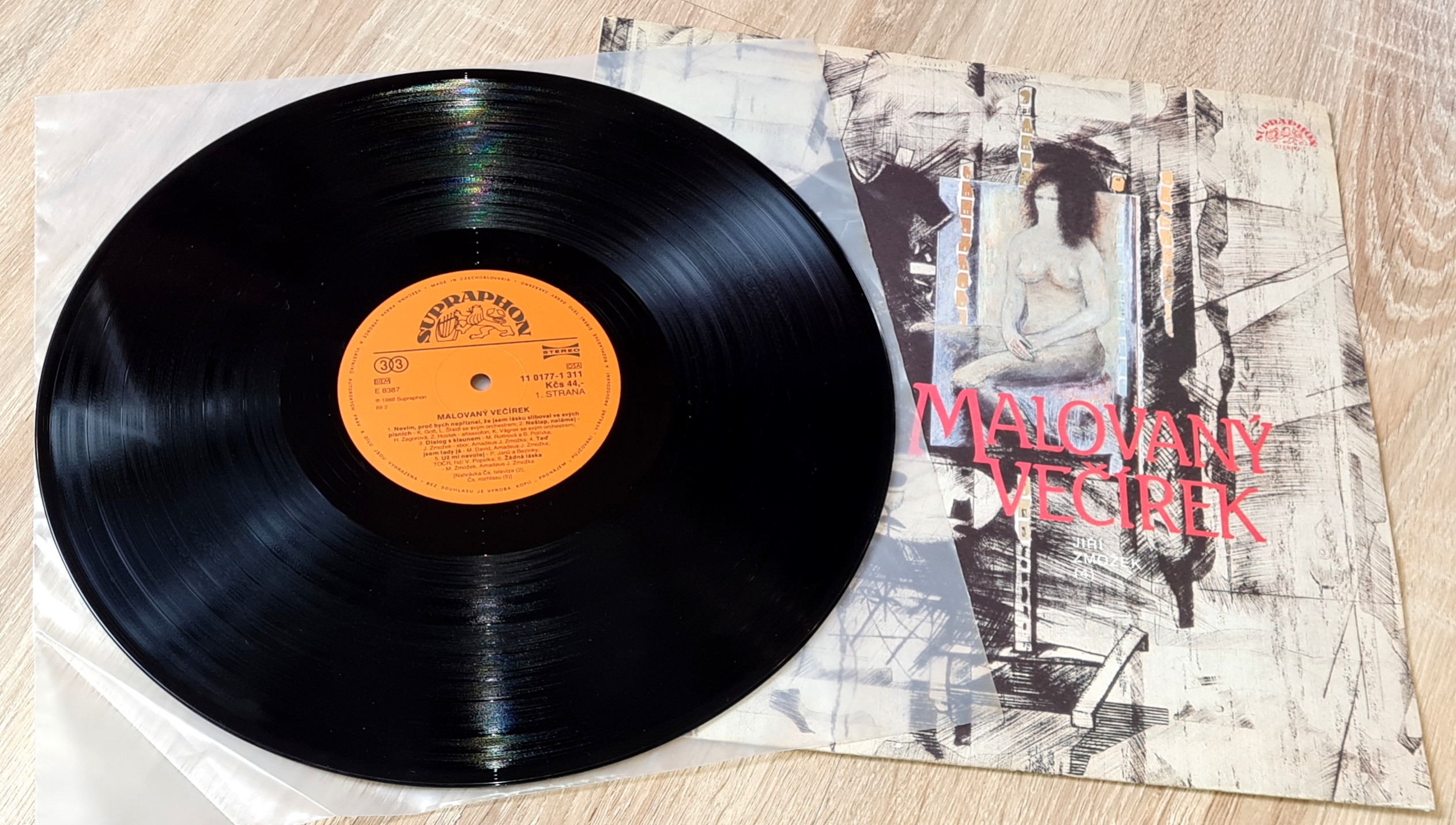 Jiří Zmožek – Malovaný Večírek 1988 EX, VYPRANÁ Vinyl (LP)