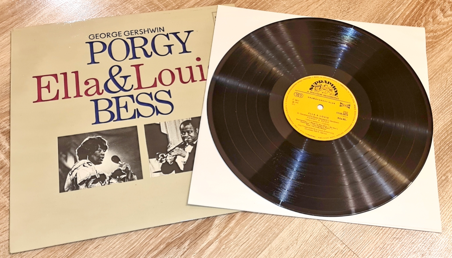 George Gershwin, Ella & Louis – Porgy & Bess 1979 VG+, VYPRANÁ Vinyl (LP)