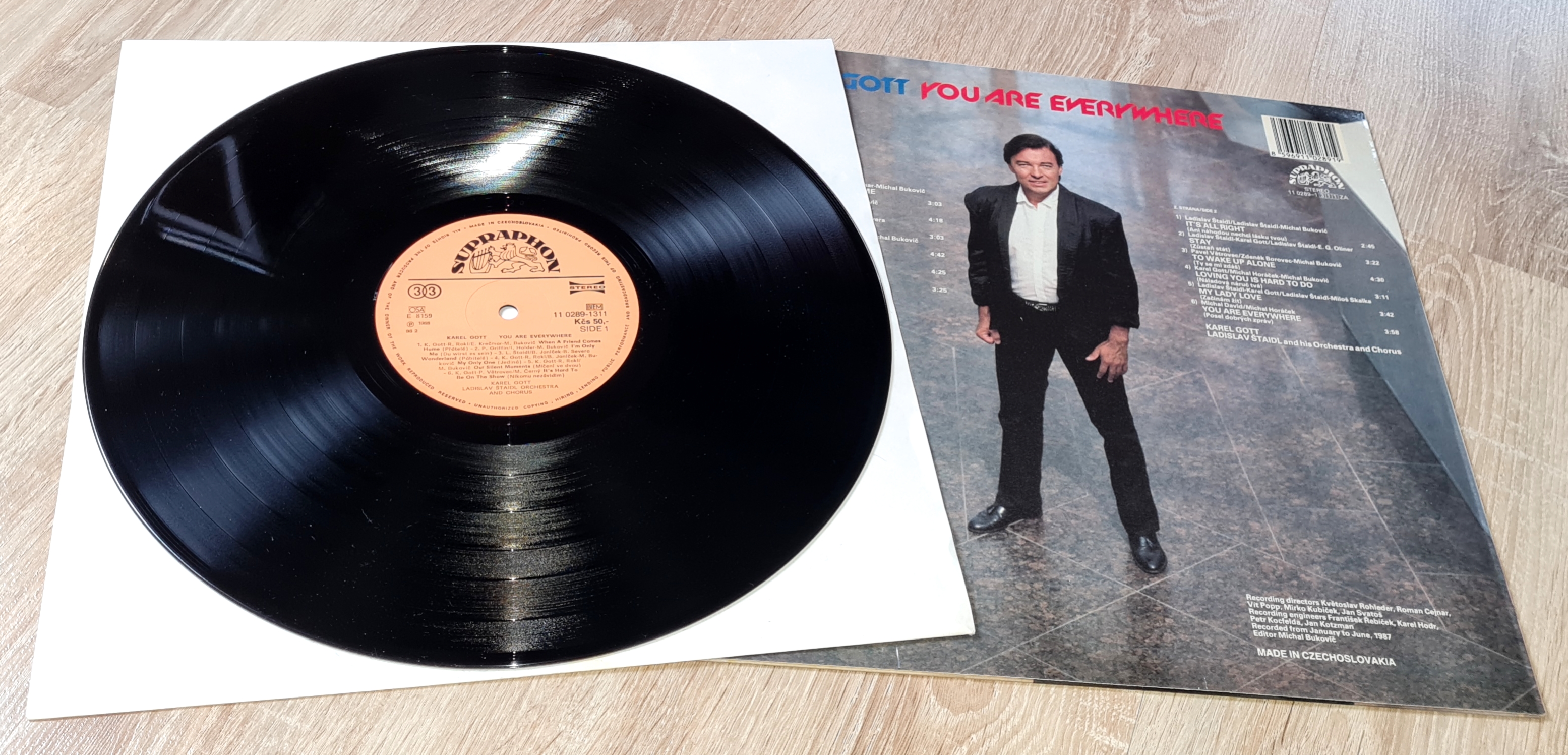 Karel Gott – You Are Everywhere 1988 EX, VYPRANÁ Vinyl (LP)