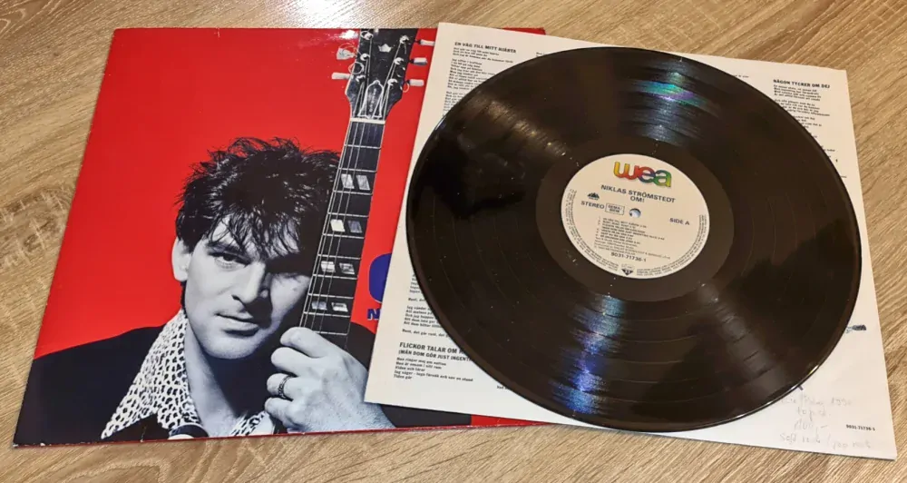 Niklas Strömstedt – Om! 1990 VG, VYPRANÁ Vinyl (LP)